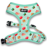 Front view of Loveable Pooch's Sweet Treats Collection Adjustable Dog Harness